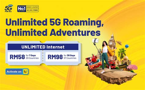 Digi offers 30 days unlimited 5G roaming for RM98, new Roam Like Ho.